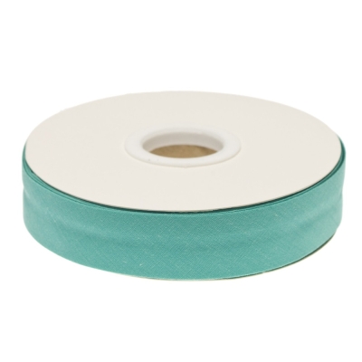 Schrägband uni | 20mm | Türkis