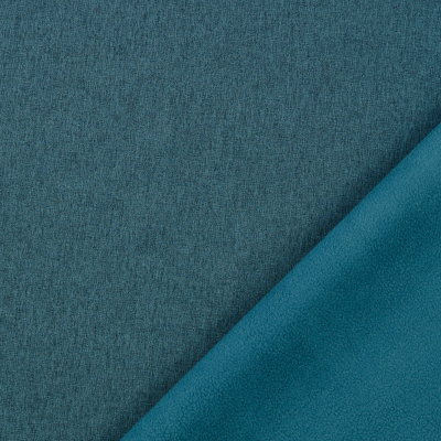 Softshell | Stretch uni | Petrol meliert