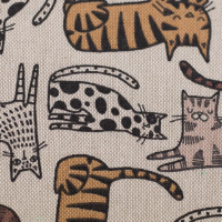 Canvas | Amar | Katzen Beige