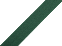 Faltgummi / elast. Schrägband dunkelgrün