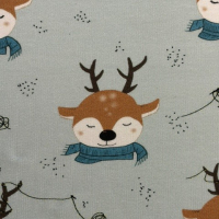French Terry | Eigenproduktion | Reindeer Christmas mint