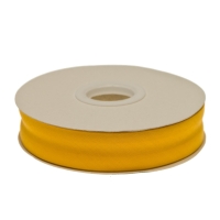Schrägband uni | 20mm | Eigelb